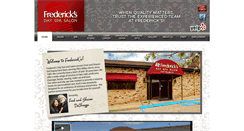 Desktop Screenshot of fredericks-salon.com